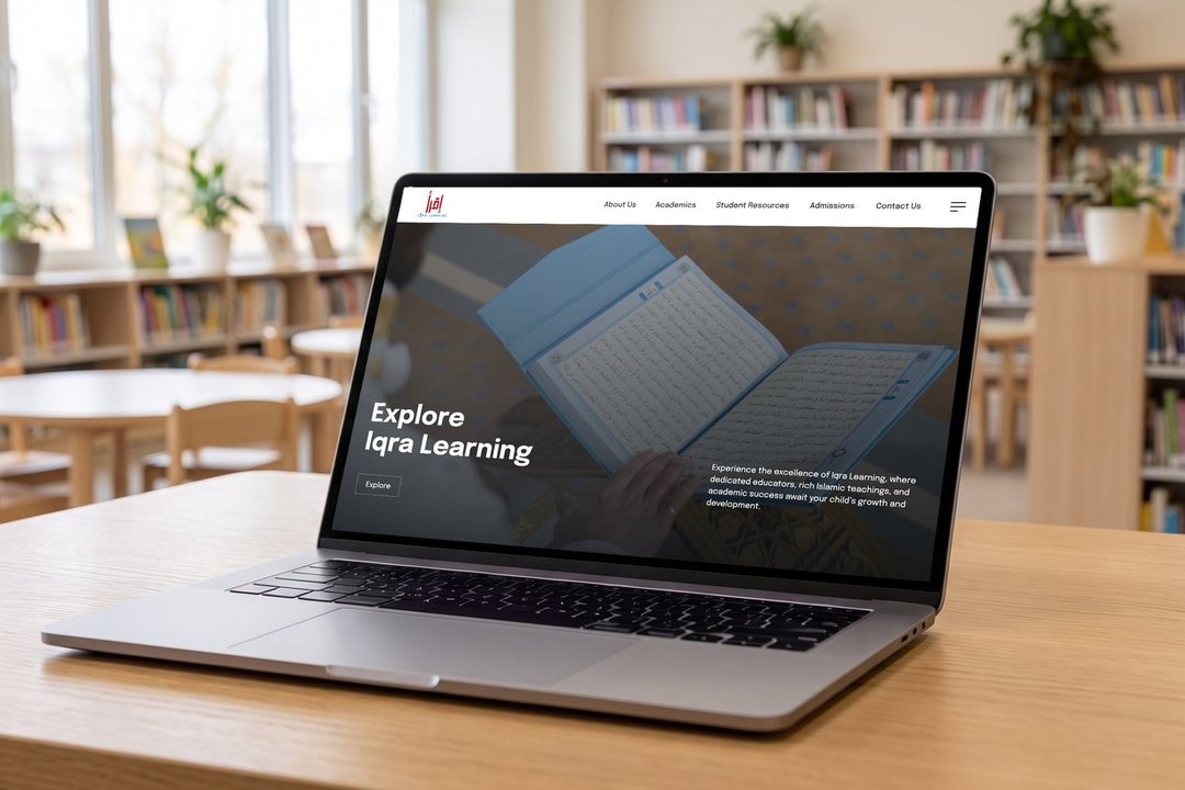 Iqra Learning school website built by Rankwyre