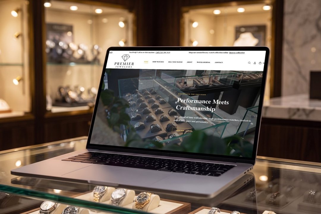 Premier Jewelers ecommerce store built by Rankwyre